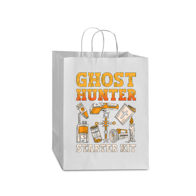 Ghost Hunter Starter Kit Paranormal Hunting Ghost Hunter T Shirt Mart Paper Bag -13 X 7 X 17 | Artistshot