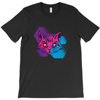 Cat Face T-shirt Designed By Tahoeboelat