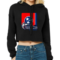 Flag Of Tennessee   Fishing In Tennessee Raglan Baseball Tee Cropped Hoodie | Artistshot