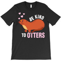 Otter T  Shirt Cute Otter Love Heart T  Shirtby T-shirt | Artistshot