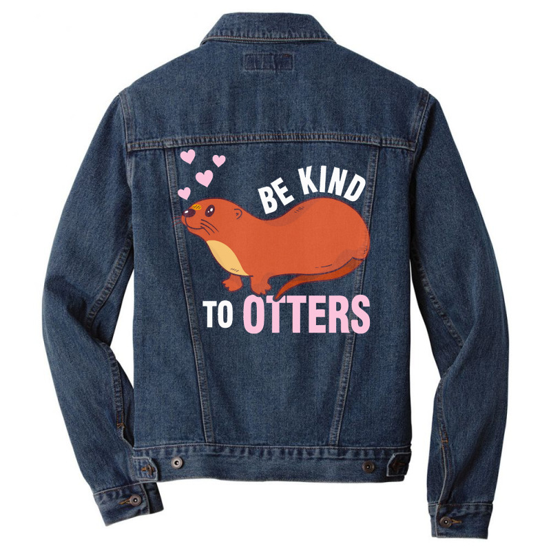 Otter T  Shirt Cute Otter Love Heart T  Shirtby Men Denim Jacket | Artistshot