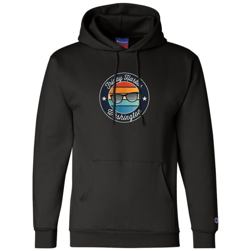 Friday Harbor Washington Souvenir Graphic Champion Hoodie | Artistshot