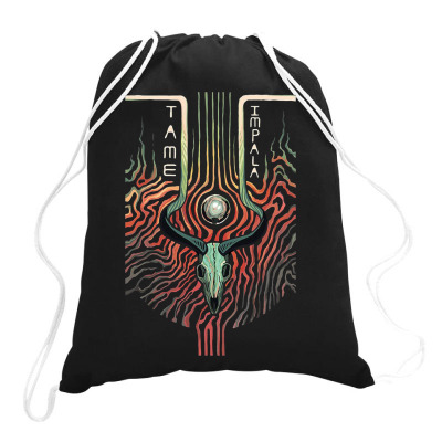 Tame Impala Drawstring Bags Designed By Pinkanzee