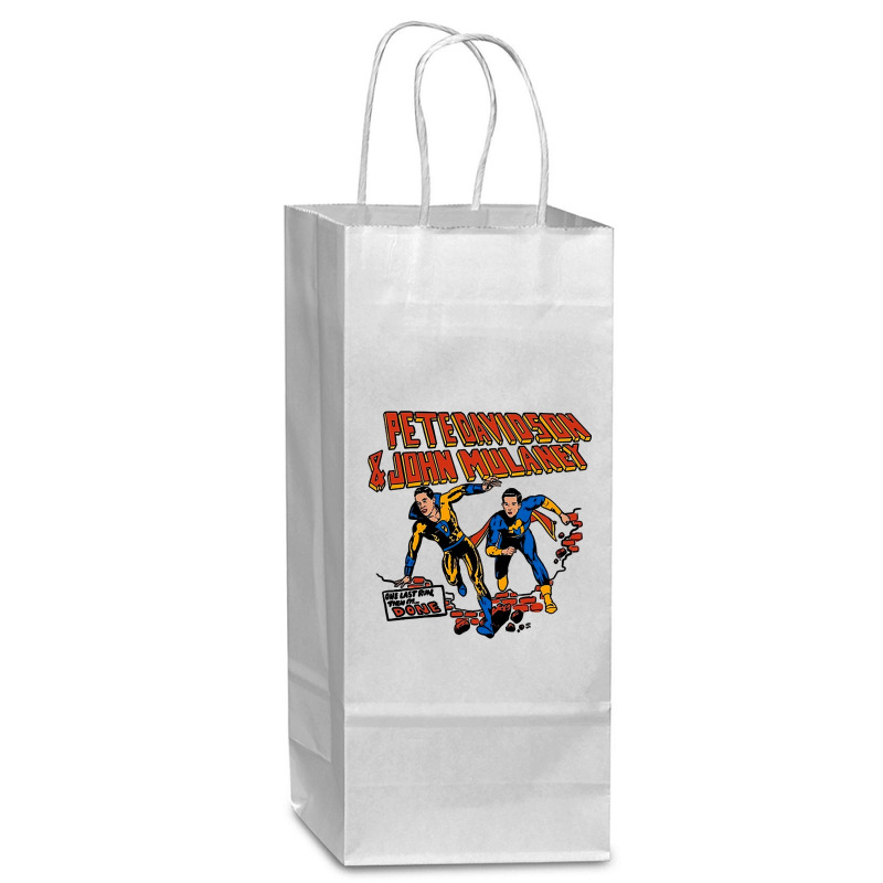 Retro  Mulaney  Mens Funny Wine Paper Bag - 5 1/2 X 3 1/4 X 13 | Artistshot