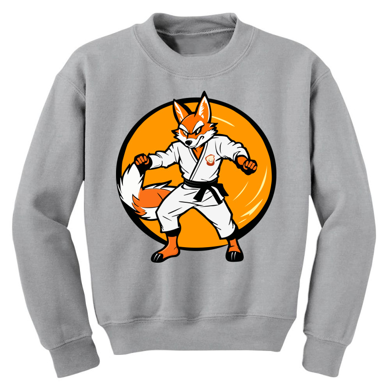 Fox Youth Sweatshirt by Olga | Artistshot