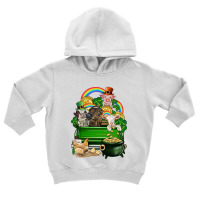 St. Patrick's Day Animal Truck Toddler Hoodie | Artistshot