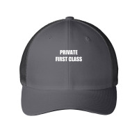 Private First Class Employees Official Uniform Work Design T Shirt Mesh Cap | Artistshot