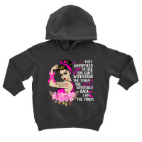 I'm The Storm Strong Women Breast Cancer Warrior Pink Ribbon T Shirt Toddler Hoodie | Artistshot