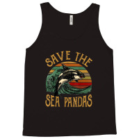 Rescue Killer Whale Orcas Save The Sea Pandas Marine Biology Tank Top | Artistshot