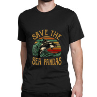 Rescue Killer Whale Orcas Save The Sea Pandas Marine Biology Classic T-shirt | Artistshot