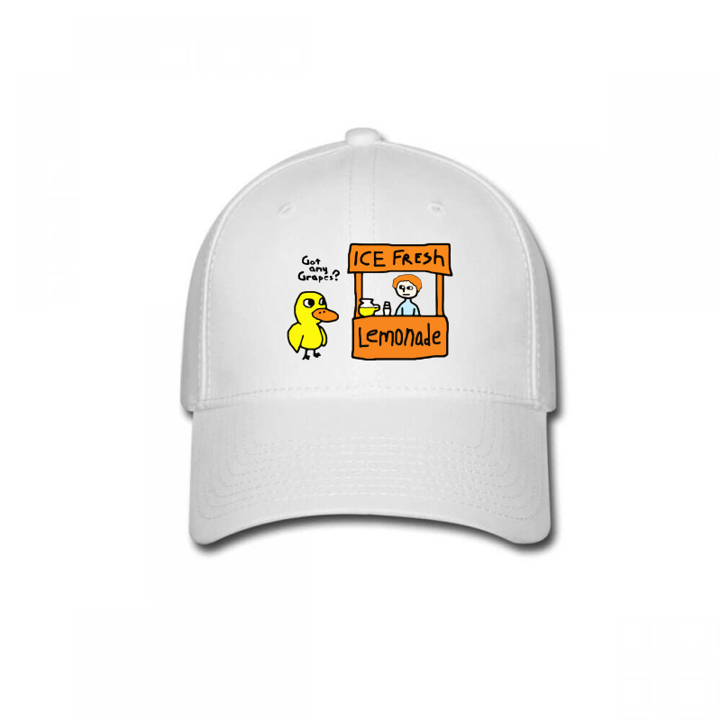 Duck At The Lemonade Stand Baseball Cap by Zenith | Artistshot