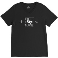 Cute And Professional Nicu Nurse T  Shirt Cute And Professional N I C V-neck Tee | Artistshot