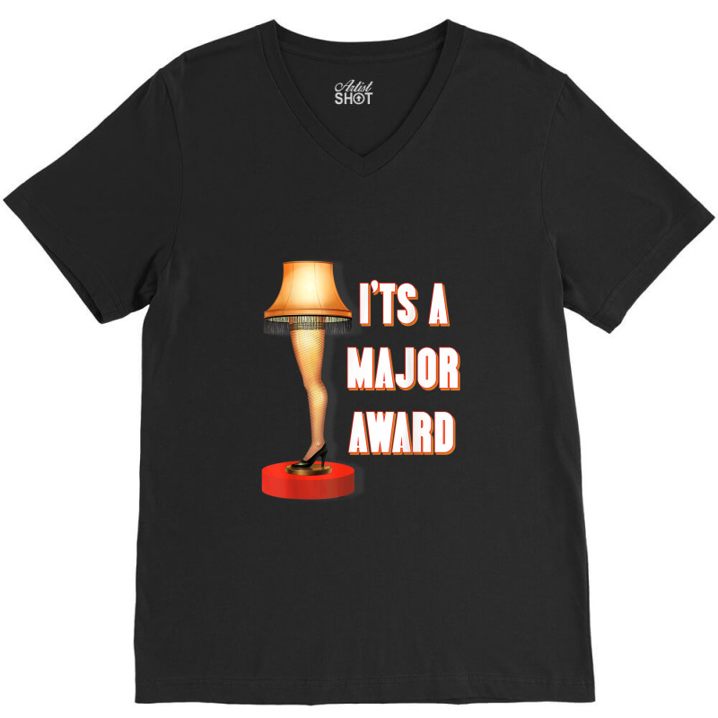 Its A Major Award Xmas Christmas Leg Lamp V-Neck Tee by Yuh2105 | Artistshot