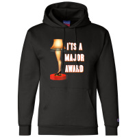 Its A Major Award Xmas Christmas Leg Lamp Champion Hoodie | Artistshot