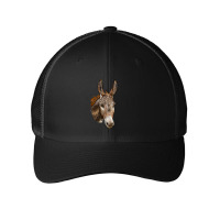 Andalusian Donkey Face Mesh Cap | Artistshot