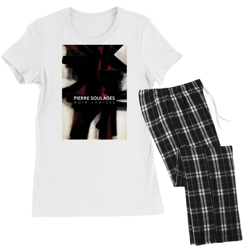 Pierre Soulages Noir Lumiere Women's Pajamas Set by terrichapman | Artistshot