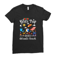 Girls Trip 2022 Summer Vacation Australia Atlantis Beach Raglan Baseba Ladies Fitted T-shirt | Artistshot