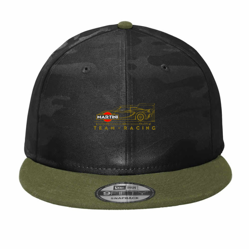 Martini Team Racing Camo Snapback by SBuyArt | Artistshot