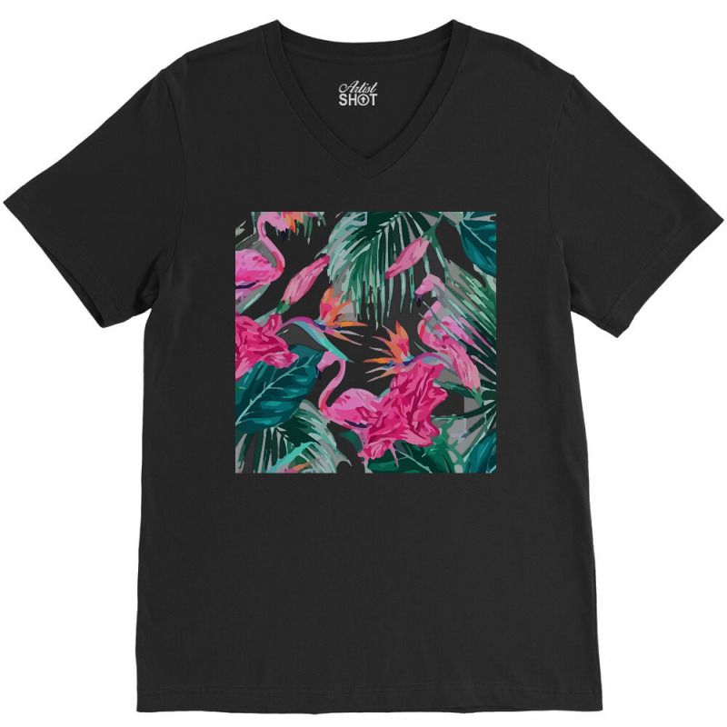 Botanical T  Shirt Botanical Fascinating Floral T  Shirt V-Neck Tee by vhoeger208 | Artistshot