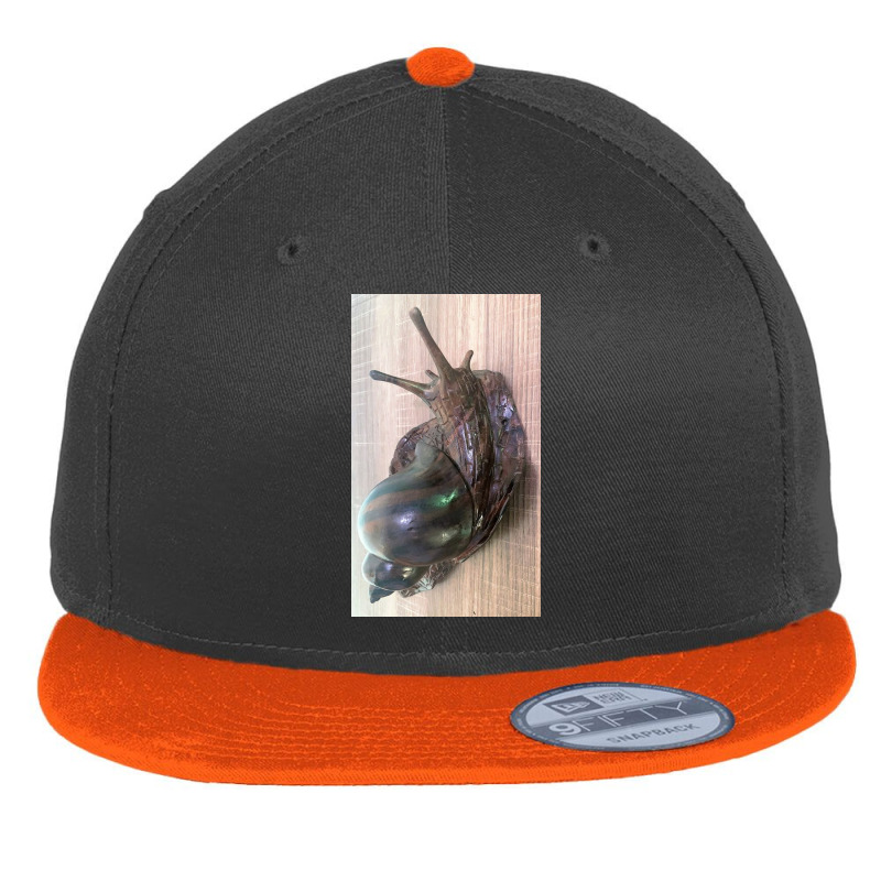 Snail Never Underestimate A Girl With A Snail T Shirt Flat Bill Snapback Cap by argo | Artistshot