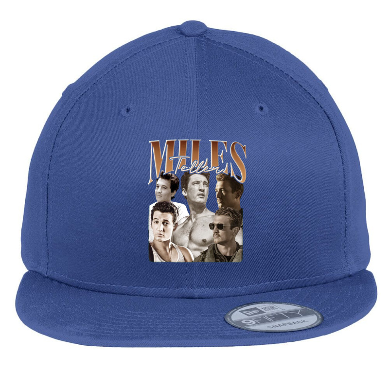 Miles Teller Flat Bill Snapback Cap | Artistshot