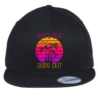 Suns Out Guns Out Palm Beach 1980s Fashion 80s Vintage Retro Tank Top Flat Bill Snapback Cap | Artistshot