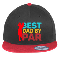 Best Dad By Flat Bill Snapback Cap | Artistshot