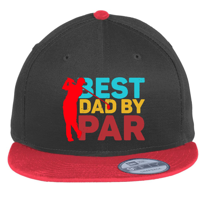 Best Dad By Flat Bill Snapback Cap | Artistshot