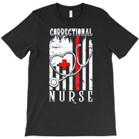 Distressed Flag Correctional Nurse 4th T  Shirt Distressed Flag Correc T-shirt | Artistshot