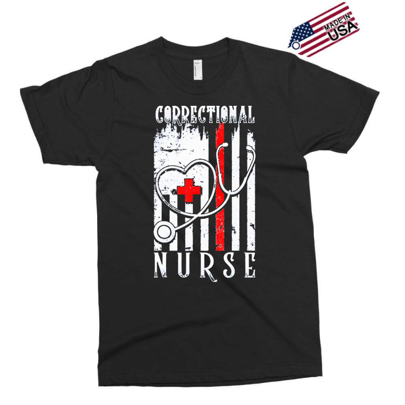 Distressed Flag Correctional Nurse 4th T  Shirt Distressed Flag Correc Exclusive T-shirt | Artistshot