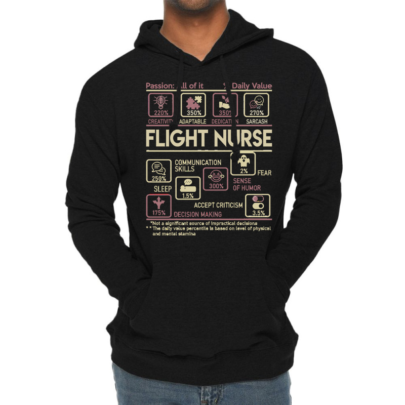 Flight Nurse T  Shirt Flight Nurse T Shirt   Multitasking Daily Value Lightweight Hoodie | Artistshot