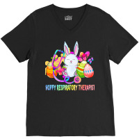 Hoppy Respiratory Therapist T  Shirt Hoppy Respiratory Therapist Easte V-neck Tee | Artistshot