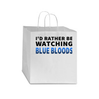 Gifts Idea Blue Cute Bloods Mens Womens Star Paper Bag - 13 X 7 X 13 | Artistshot