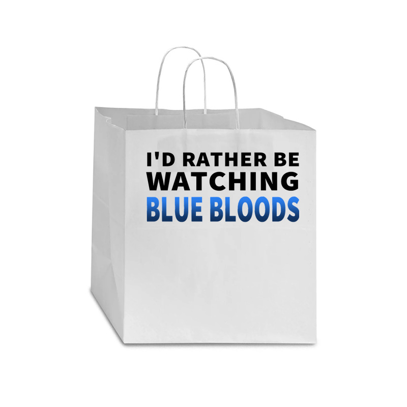 Gifts Idea Blue Cute Bloods Mens Womens Star Paper Bag - 13 X 7 X 13 | Artistshot