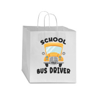 School Bus Driver Star Paper Bag - 13 X 7 X 13 | Artistshot