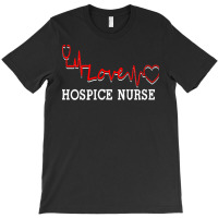 Hospice Nurse T  Shirt Hospice Nurse T  Shirt   Stethoscope Scripted W T-shirt | Artistshot