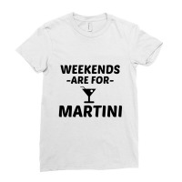 Martini Weekend Ladies Fitted T-shirt | Artistshot