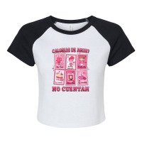 Calorias De Amor No Cuentan Mexican Dessert Raglan Crop Top | Artistshot