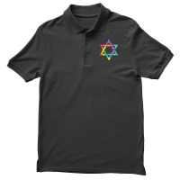 Jewish Star Tie Dye Hanukkahjewish Holidays Hippie Men's Polo Shirt | Artistshot