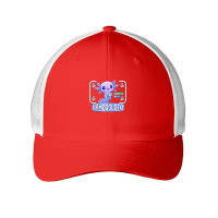 Axolotl Cute Axolotl Lover Gaming Gamesalotl Video Gamer Boys 64 Mesh Cap | Artistshot