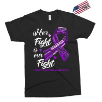 Leiomyosarcoma Awareness T  Shirt Leiomyosarcoma Awareness Her Fight I Exclusive T-shirt | Artistshot