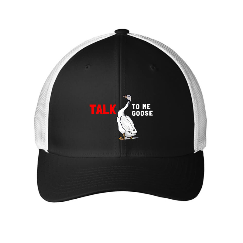 Talk To Me Goose Funny Goose Mesh Cap | Artistshot