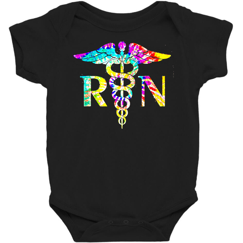 Lovely Rn Registered Nurse Tie Dye T  Shirt Lovely Rn Registered Nurse Baby Bodysuit | Artistshot