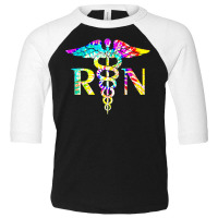 Lovely Rn Registered Nurse Tie Dye T  Shirt Lovely Rn Registered Nurse Toddler 3/4 Sleeve Tee | Artistshot