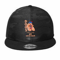 Dog Make Me Happy You Not So Much Cocker Spaniel Camo Snapback | Artistshot