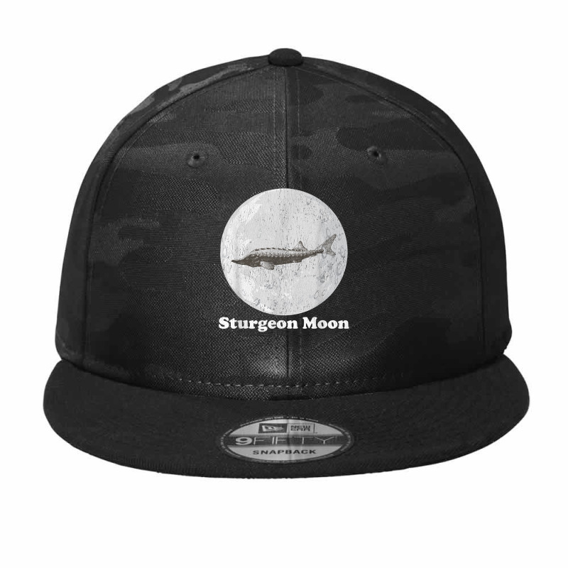 Sturgeon Moon Astrology Full Moon Space Science Moon Phase T Shirt Camo Snapback by BeanblossomSheldon | Artistshot