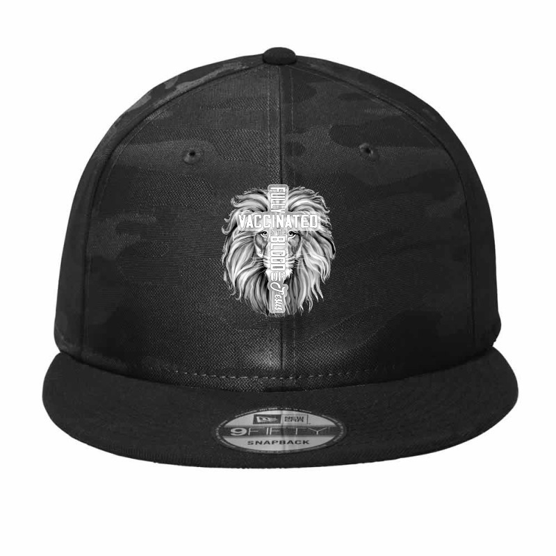 Jesus Christ Christian Jesus Fully Vaccinated By The Blood Of Jesus Fu Camo Snapback | Artistshot