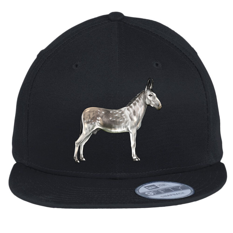 Andalusian Donkey Flat Bill Snapback Cap | Artistshot