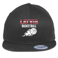 Latvia Basketball Fans Jersey   Latvian Flag Summer Sports T Shirt Flat Bill Snapback Cap | Artistshot