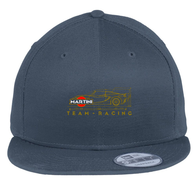 Martini Team Racing Flat Bill Snapback Cap by SBuyArt | Artistshot